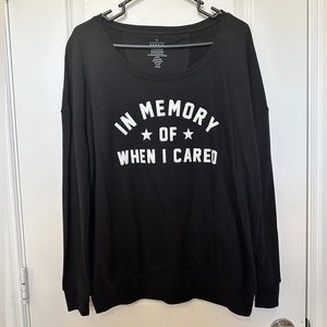 Torrid Graphic T-Shirt Long Sleeve Size L